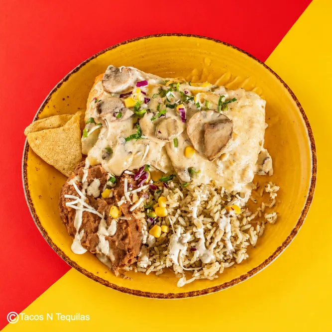 Chicken Mushroom Burrito — Belgrave